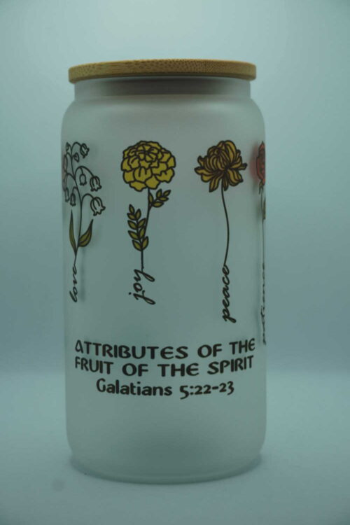 FOTS Frosted 16oz Glass Can