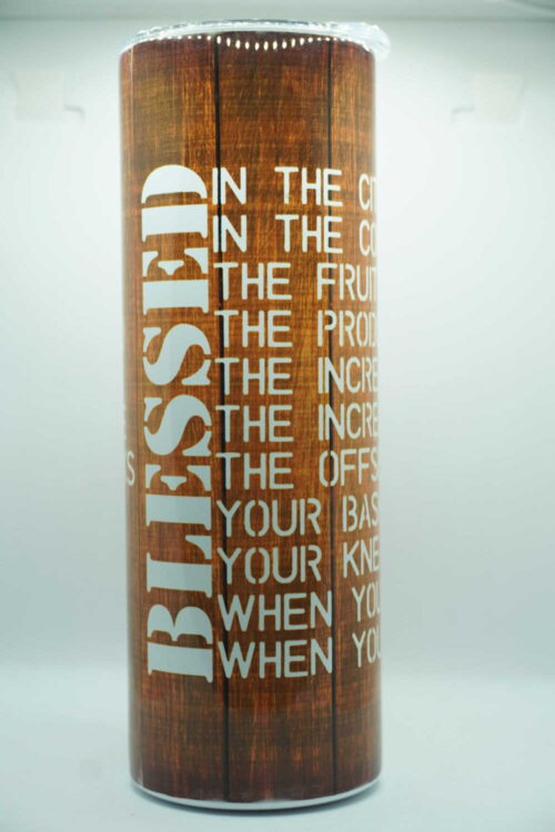 Deut 28 Wood Insulated Tumbler