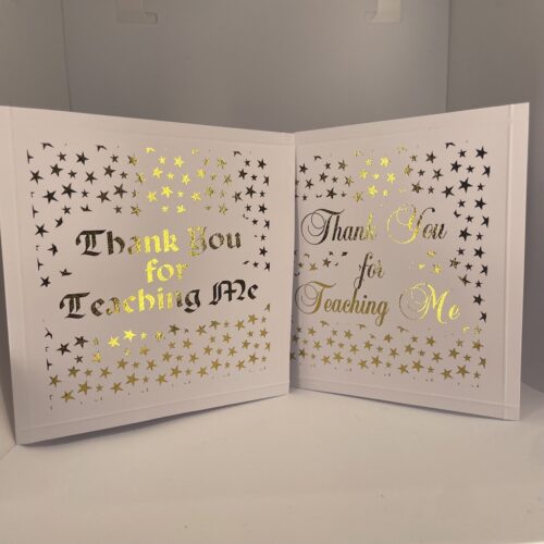 Thank You Teacher Card